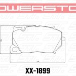 Колодки тормозные 23-1899 PowerStop Z23 передние под AKEBONO 10pot; PORSCHE CAYENNE 20" 2018->
