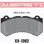 Колодки тормозные 26-1382 PowerStop Z26 передние NISSAN Skyline GTR R35 2008->