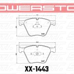 Колодки тормозные 23-1443 PowerStop Z23 передние BMW X5 E70, X6 E71; X5 F15, X6 F16; 50i, M50d