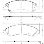 Колодки тормозные HB912Y.710 HAWK LTS Cadillac Escalade, Chevrolet, Suburban передние 2015-2020