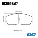Колодки тормозные DC9002S17 DC Brakes R24 RACING 4 piston; AP Racing CP2279D50; CP3799;  Proma
