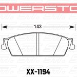Колодки тормозные 36-1194 PowerStop Z36 задние Cadillac Escalade, Chevrolet Suburban 2007-2014