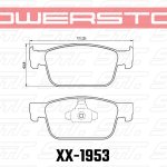 Колодки тормозные 23-1953 PowerStop Z23 передние AUDI A4 B9; A5; A4 B9 Allroad;
