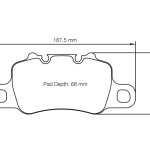 Колодки тормозные 4925-RSL29 PAGID RSL29 (HB850) задние PORSCHE 911 (991) GT3; CAYMAN 718 GT4
