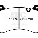 Колодки тормозные DP52454NDX EBC Bluestuff BMW передние M2 G87; M3 G80; M4 G82;