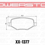 Колодки тормозные 23-1377 PowerStop Z23 задние Ford Explorer 2010->