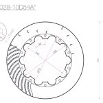 Ротор тормозного диска 380*28mm, DC Brakes DC38028-10D54A, D крепеж, (Brembo, JBT)