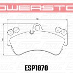 Колодки тормозные ESP1870 PowerStop EURO-STOP передние PORSCHE CAYENNE (955); VW TOUAREG 330mm