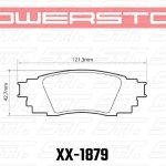 Колодки тормозные 23-1879 PowerStop Z23 задние TOYOTA CAMRY V70; LEXUS ES300h; RX