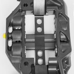 Суппорт AP Racing CP9668-2S7L Pro5000R Radi-CAL 6 поршней; 25mm толщина колодки