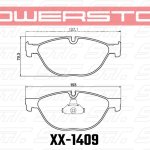 Колодки тормозные ESP1525 PowerStop EURO-STOP передние BMW 5 F10; 6 F; 7 F; (под диск 348х30mm)
