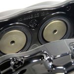 Комплект суппортов 2 шт. Brembo 4 поршня+адаптеры+армир. торм. шланги (2 шт) Черные VAG-B4B-GN3BK