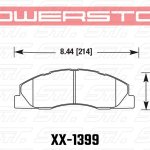 Колодки тормозные 36-1399 PowerStop Z36 передние DODGE RAM 2500; RAM 3500