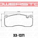 Колодки тормозные 23-1371 PowerStop Z23 передние BMW 135i (E88), (E82), BMW Performance, MINI JCW
