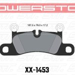 Колодки тормозные 26-1453 PowerStop Z26 задние PORSCHE CAYENNE 92A, TOUAREG 7P5 2010->