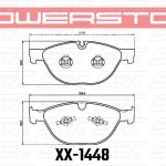 Колодки тормозные 17-1448 PowerStop Z17 передние JAGUAR XJ X351; XF X250; XK X150