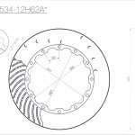 Ротор тормозного диска 405*34mm, DC Brakes DC40534-12H62A, H крепеж, (Brembo, JBT)