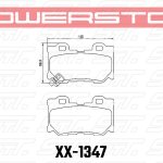 Колодки тормозные 23-1347 PowerStop Z23 задние INFINITI  FX37 / FX50 / G / M