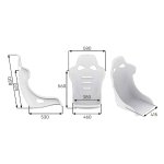 Спортивный ковш с омологацией OMP RT (FIA 8855-1999)