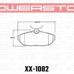 Колодки тормозные 23-1082 PowerStop Z23 задние Mustang 2008->