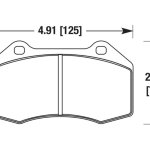Колодки тормозные DP81539RP1 EBC RP-1 перед Brembo Renault Clio3 RS; FIAT 124 SPIDER; Mazda MX5 ND