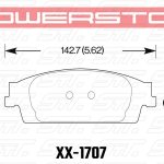 Колодки тормозные 23-1707 PowerStop Z23 задние Cadillac Escalade, Chevrolet TAHOE 2015-20