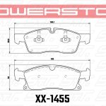Колодки тормозные 26-1455 PowerStop Z26 передние Jeep Grand Cherokee WK2/Dodge Durango 2