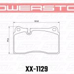 Колодки тормозные 23-1129 PowerStop Z23 перед MMC LANCER EVO V-X; SUBARU WRX STI