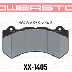 Колодки тормозные 26-1405 PowerStop Z26 передние Jeep SRT8 2012-2014, AUDI 4F RS6 (BREMBO)