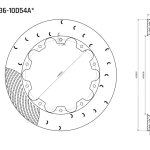 Ротор тормозного диска 378*36mm, DC Brakes DC37836-10D54A, D крепеж