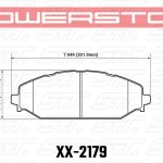Колодки тормозные 36-2179 PowerStop Z36 перед RAM 1500 2019->