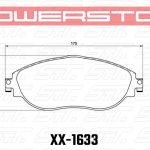 Колодки тормозные 26-1633 PowerStop Z26 перед VW GOLF VII; Tiguan; A3 8V; Octavia