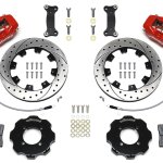 Тормозная система передняя 310x20.6mm, Wilwood 4 поршня, красный, Mazda MX-5 ND; FIAT 124 Spider