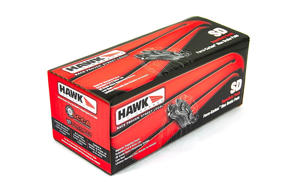 Колодки тормозные HB920P.706 HAWK SuperDuty Cadillac Escalade, Tahoe, Suburban, 2021->  Передние