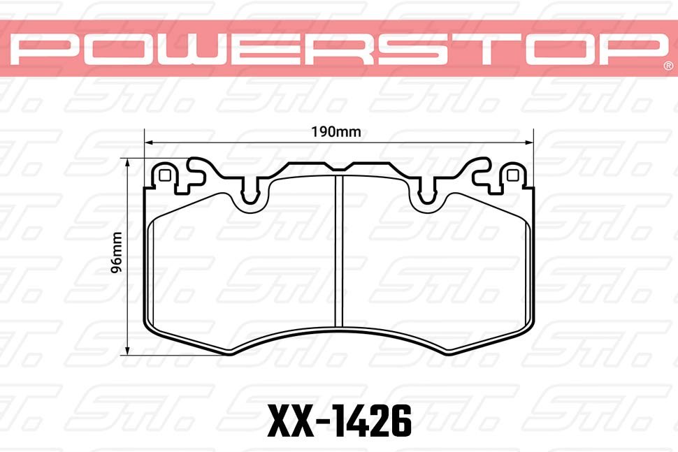 Колодки тормозные 23-1426 PowerStop Z23 передние RANGE ROVER SPORT; IV; колесо 20" Brembo;