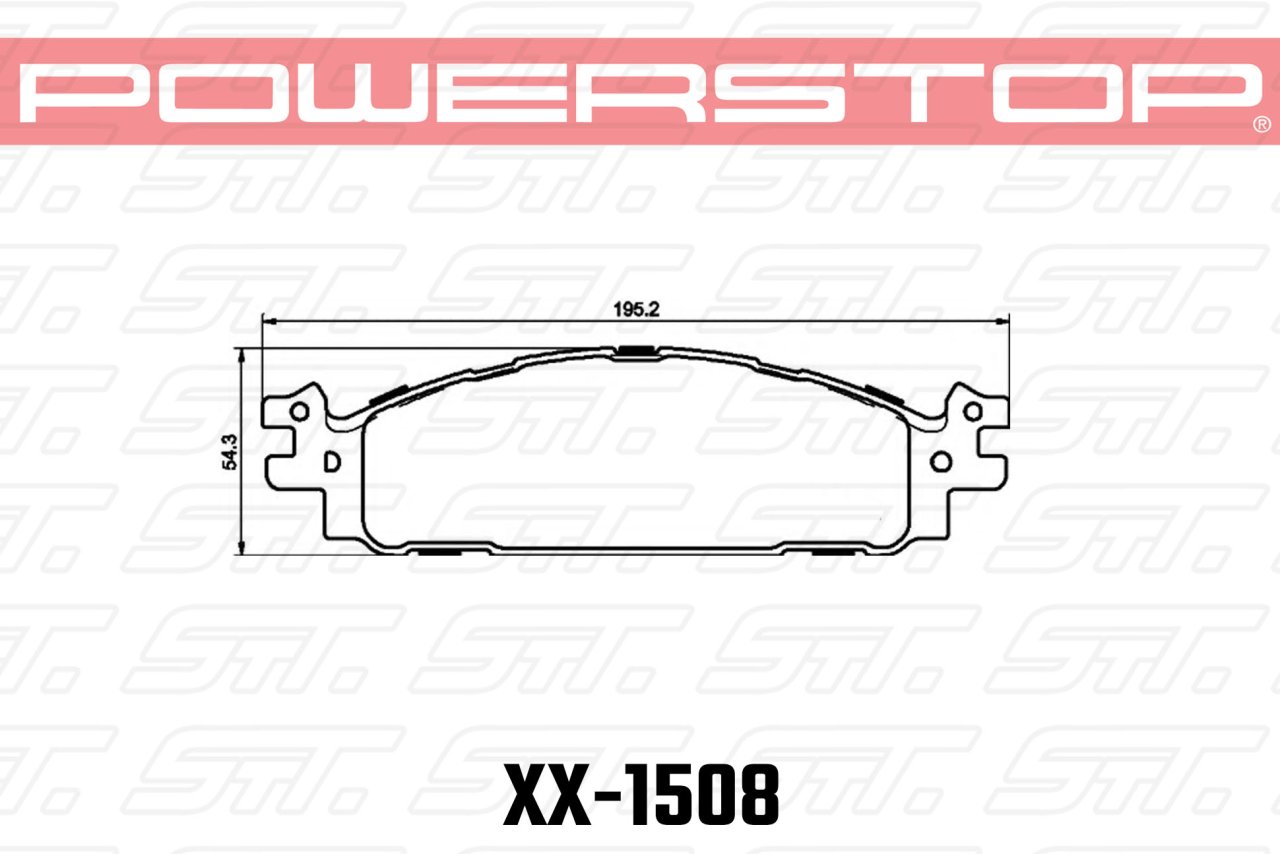 Колодки тормозные 36-1508 PowerStop Z36 передние Ford Explorer 2011-2019