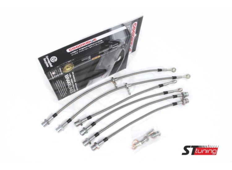 Армированные тормозные шланги Goodridge TTY5700-6P21128 (6 шт.) Toyota LC200 / Lexus LX570, LX450D,