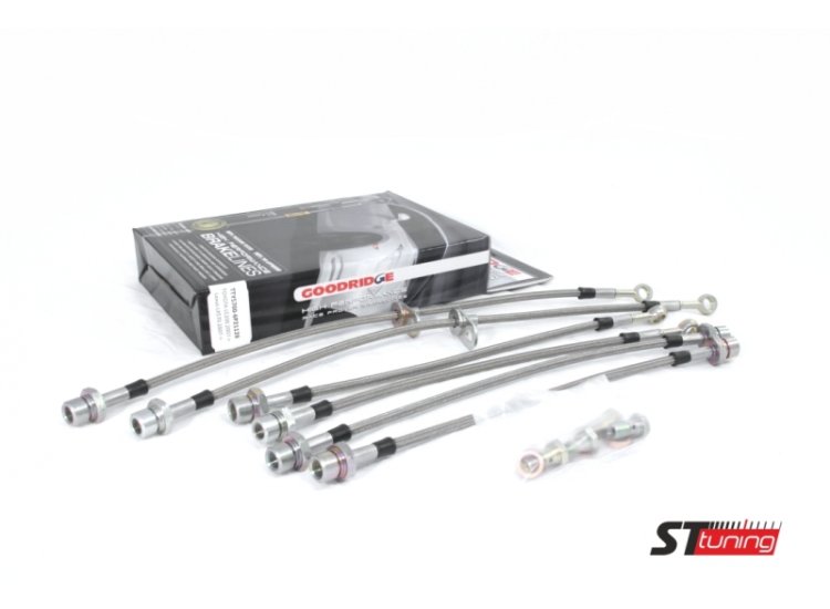 Армированные тормозные шланги Goodridge TTY5700-6P21128 (6 шт.) Toyota LC200 / Lexus LX570, LX450D,