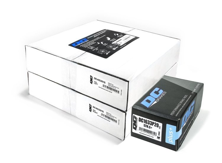 Комплект Передний Тормозные диски + колодки  DC Brakes Audi A3,TT Seat Leon VW Golf VII 340x30mm