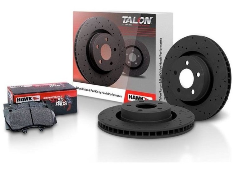 Комплект Задний. BMW E90 325i; Тормозные диски HAWK + колодки 5.0; HKC4504.624B