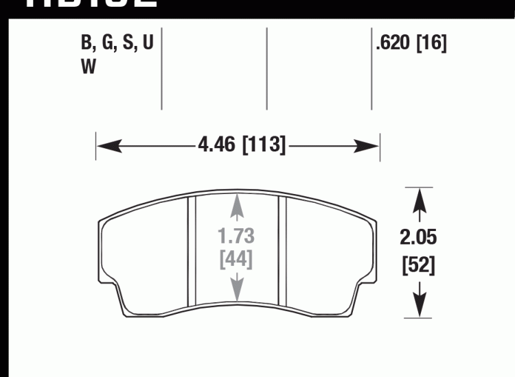 Колодки тормозные HB192D.620 HAWK ER-1