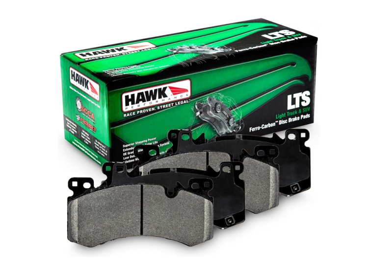 Колодки тормозные HB966Y.575 HAWK LTS CADILLAC ESCALADE Brembo 6-pot 2020->