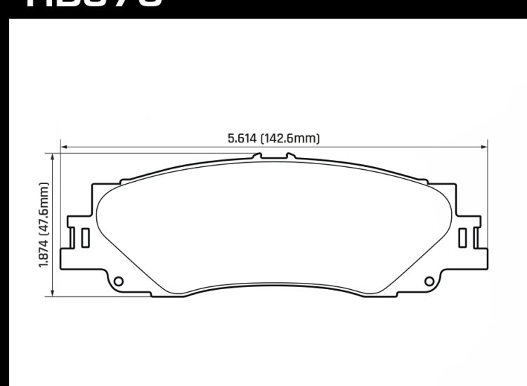 Колодки тормозные HB973P.590 HAWK SuperDuty задние Toyota LC300; Land Cruiser 300
