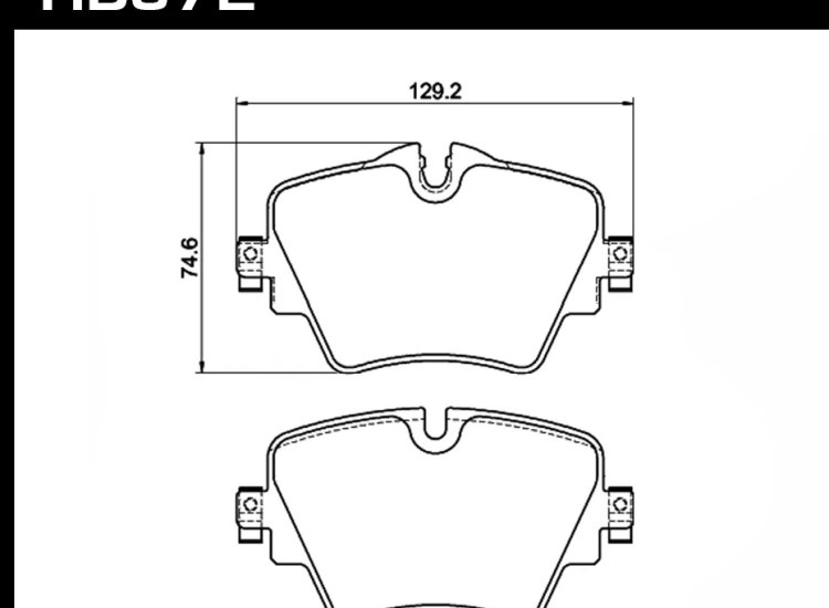 Колодки тормозные HB972G.660 HAWK DTC-60 перед BMW 3 G20; X3 G01 НЕ Заказывать