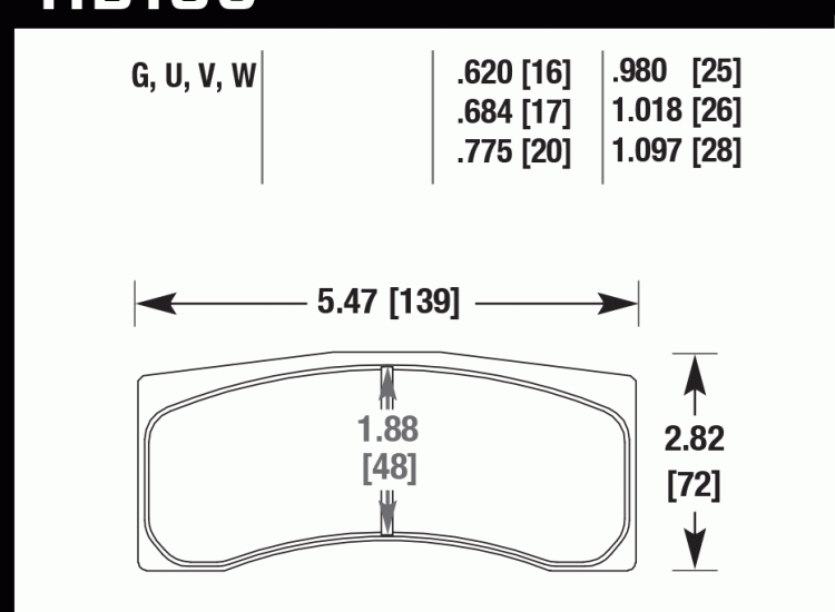 Колодки тормозные HB130D1.097 HAWK ER-1