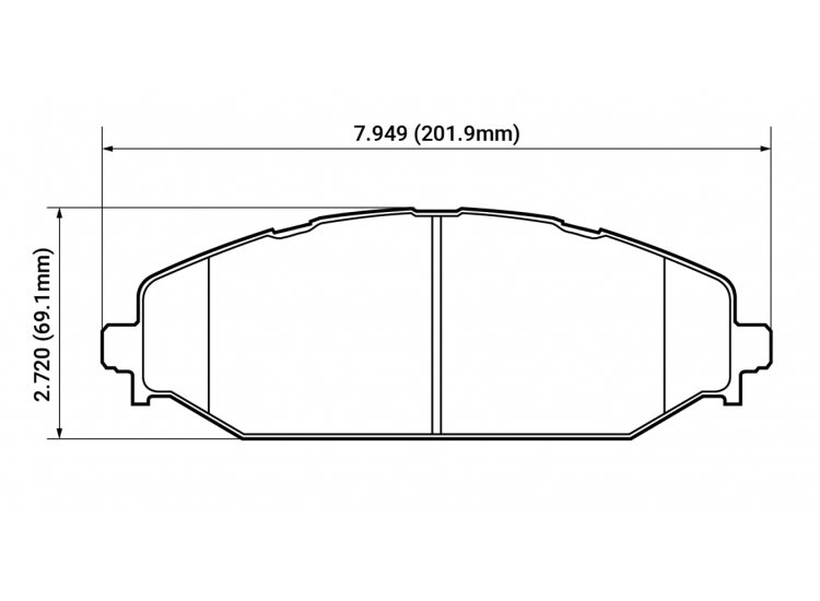 Колодки тормозные HB922Y.765 HAWK LTS перед. RAM 1500 2019->