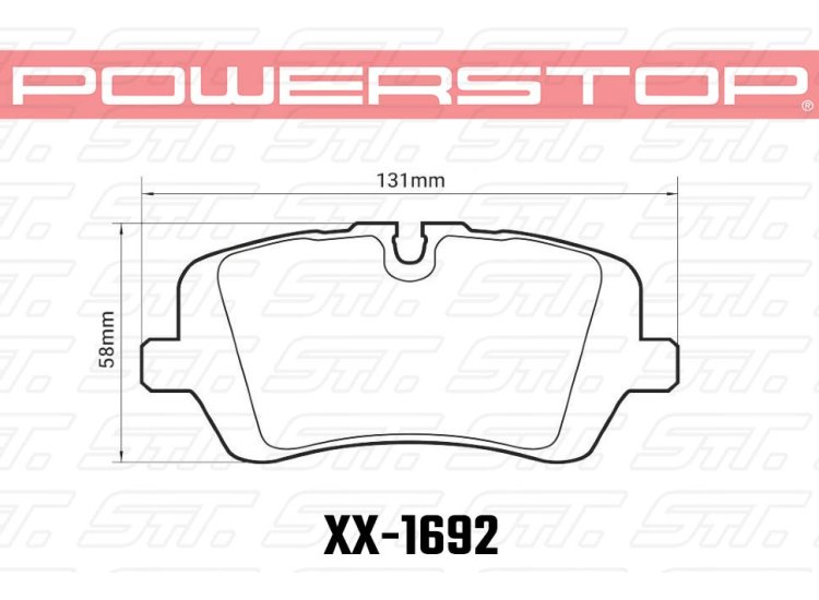 Колодки тормозные 23-1692 PowerStop Z23 задние RANGE ROVER SPORT; IV; DISCOVERY V