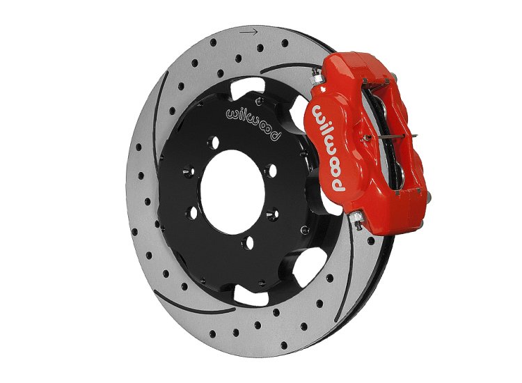 Тормозная система передняя 310x20.6mm, Wilwood 4 поршня, красный, Mazda MX-5 ND; FIAT 124 Spider