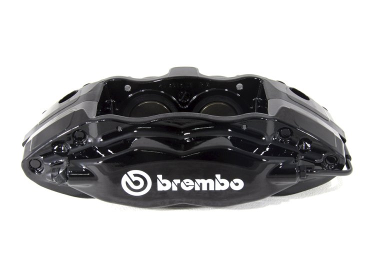 Комплект суппортов 2 шт. Черные, Brembo 4 поршня: 40mm - 44mm