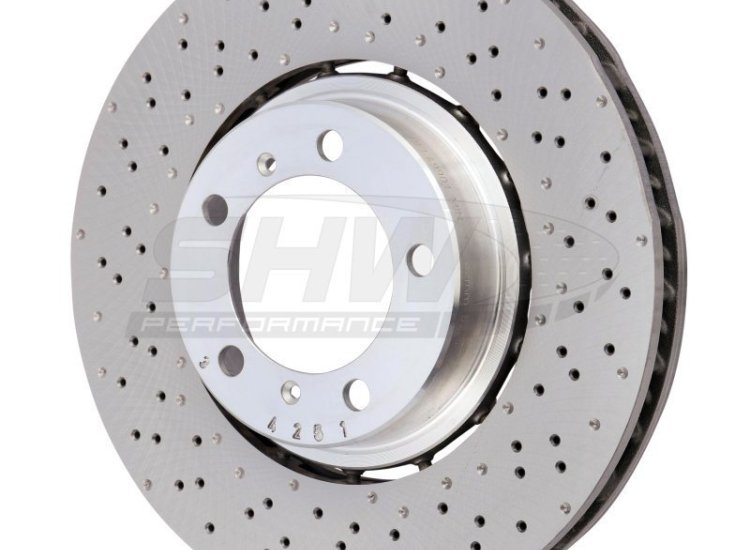 Тормозной диск SHW PORSCHE 718 Cayman GTS, 911 (992) Передний Левый 350x34мм PFL49901